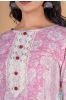 Carnation Pink A Line Kurta 