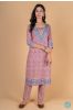 Cotton Candy Block Printed Kurta