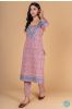 Cotton Candy Block Printed Kurta