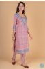 Cotton Candy Block Printed Kurta