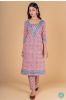 Cotton Candy Block Printed Kurta