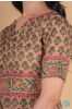 Herbal Green Pink Block Printed Kurta