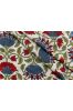 Mars Red Floral Block Printed Fabric