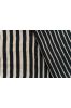 Black Stripes Block Printed Fabric