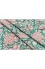 Palm Green Floral Block Printed Fabric