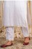 Off White Embroidered Kurta Pant Set