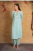  Dusty Green Embroidered Kurta 