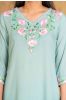  Dusty Green Embroidered Kurta 