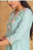  Dusty Green Embroidered Kurta 