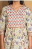 Meadow  Green Block Printed Kurta 