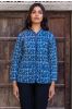 Indigo Red Kantha Reversible Jacket