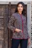 Natural Kashish Block Print Quilted Jacket