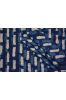 Indigo Block Print Cotton Fabric