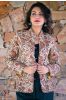 Floral Kalamkari Block Printed Reversible Cotton Quilted Jacket