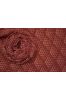 Brick Red Diamond Pure Crepe Silk Fabric 