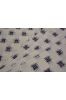 White And Black Double Ikat Fabric