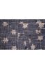 Grey Star Printed Indian Cotton Fabric