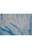 Shibori Print White And Blue Chanderi Fabric