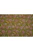 Green And Pink Polyester Satin Fabric