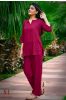 Persian Pink Cotton Night Suit