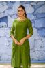 Green Chanderi  Kurta 