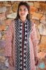 Maroon Bagru Block Printed Reversible Cotton Quilted Coat